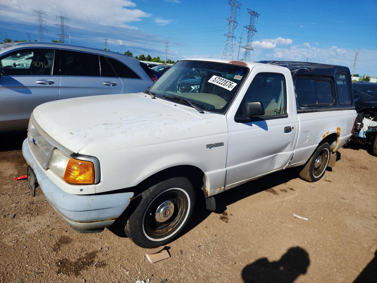 1997 Ford Ranger White vin: 1FTCR10A5VUC39836