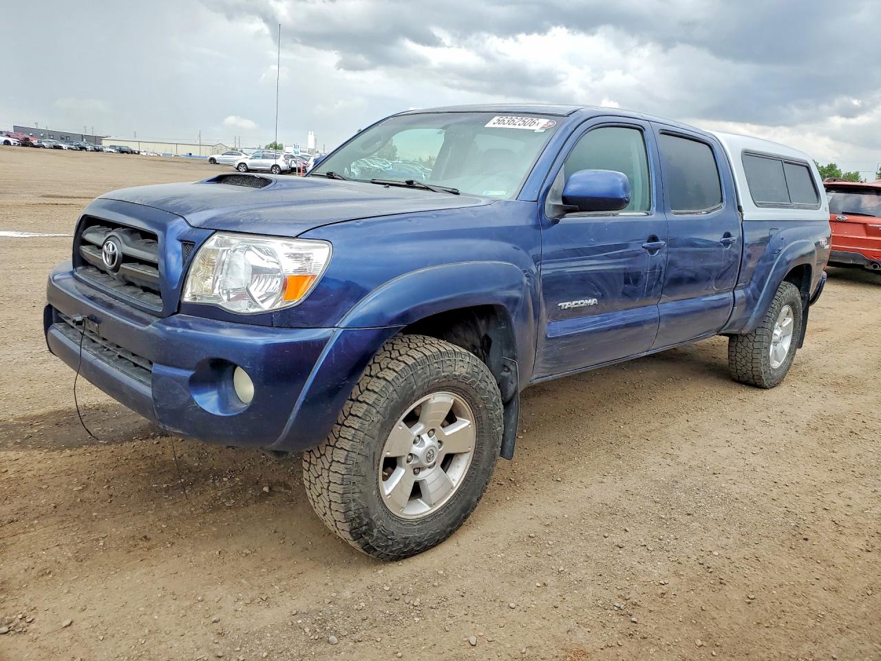 2007 Toyota Tacoma Double Cab Long Bed Blue vin: 5TEMU52N97Z325073