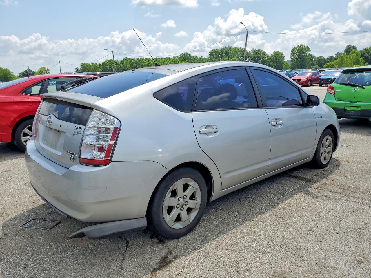 2008 Toyota Prius Base Silver vin: JTDKB20U183353455
