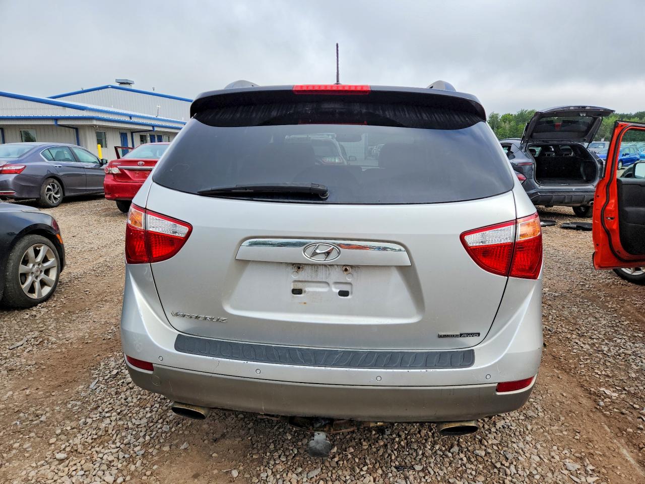 2012 Hyundai Veracruz Limited Silver vin: KM8NUDCC3CU200872