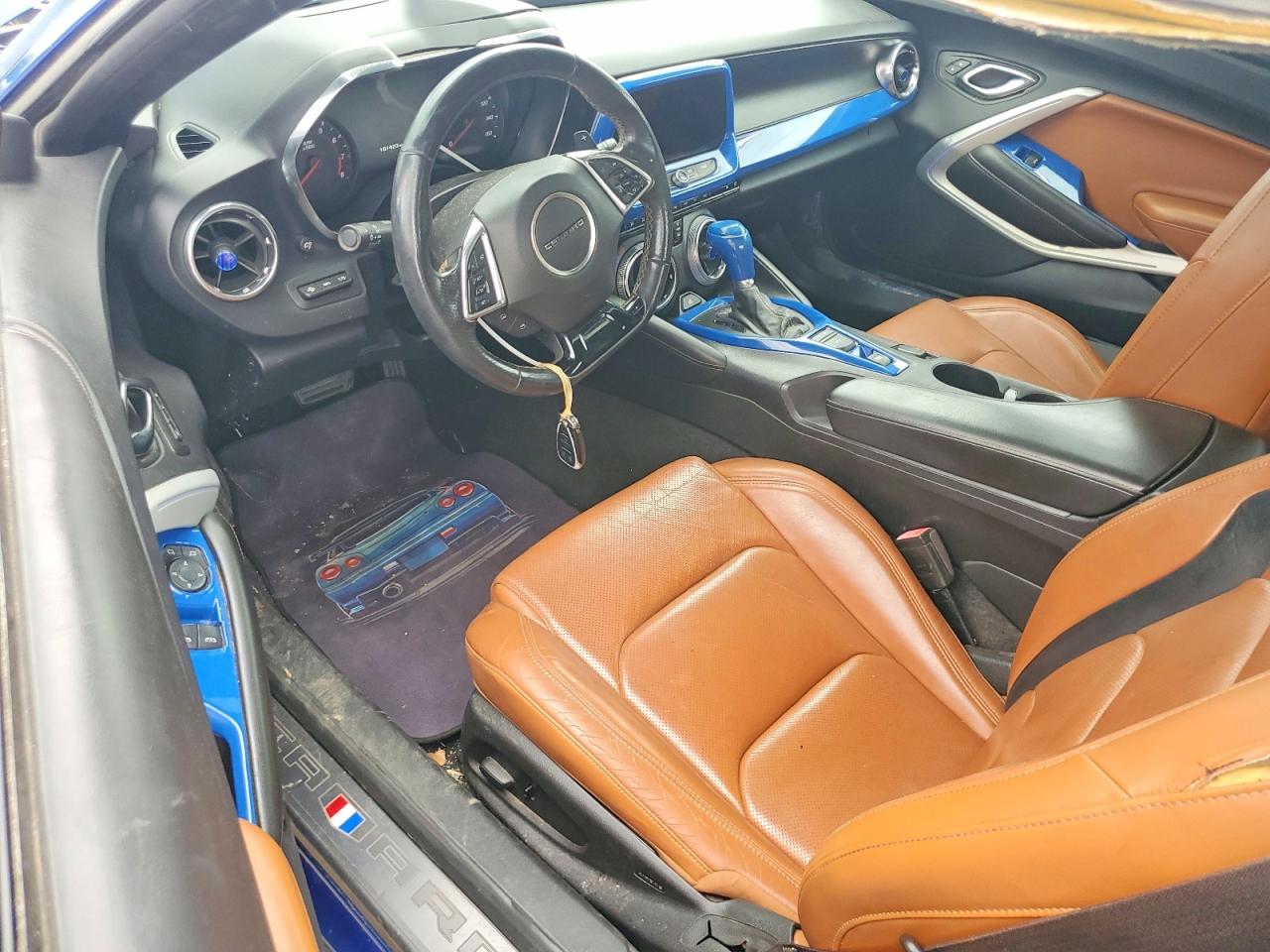 2016 Chevrolet Camaro Lt Синий vin: 1G1FD1RS4G0176450