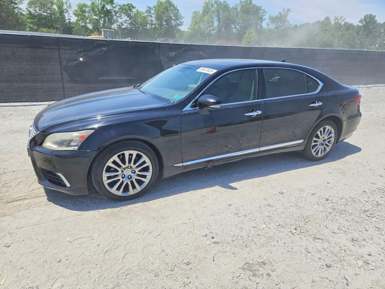 2013 Lexus Ls 460l Black vin: JTHGL5EF0D5049920