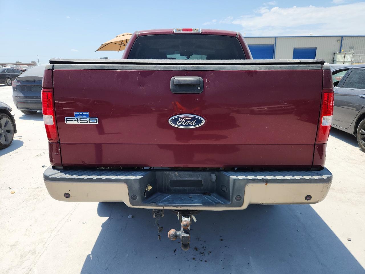 2004 Ford F150 Supercrew Бордовый vin: 1FTPW14524KD64438