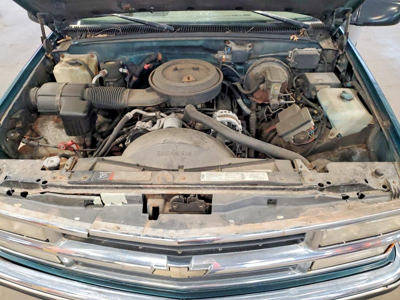 1995 Chevrolet Gmt-400 K1500 Green vin: 2GCEK19K7S1258078