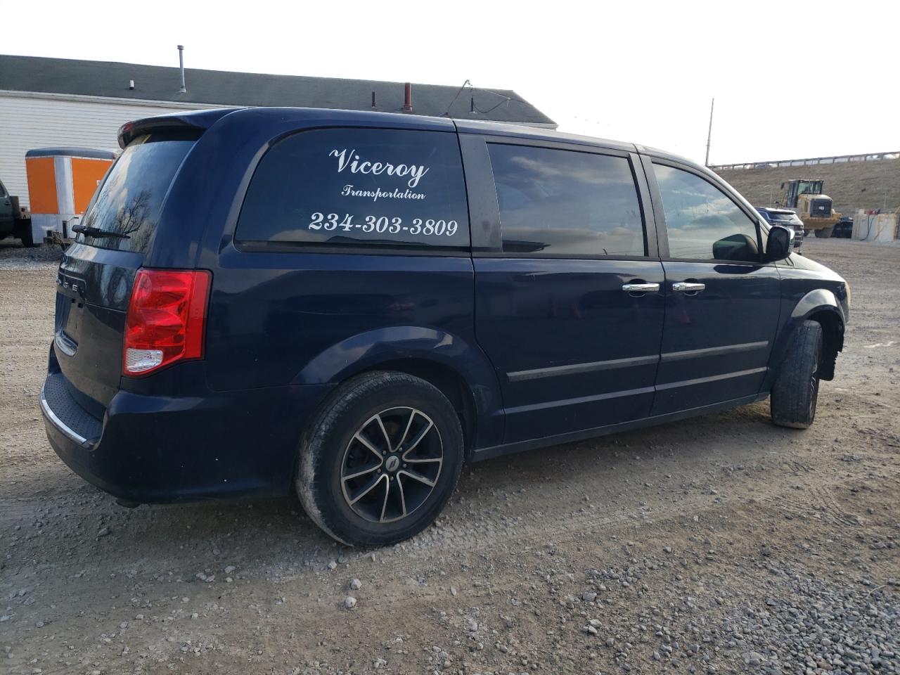 2013 Dodge Grand Caravan Se Синий vin: 2C4RDGBG3DR512944