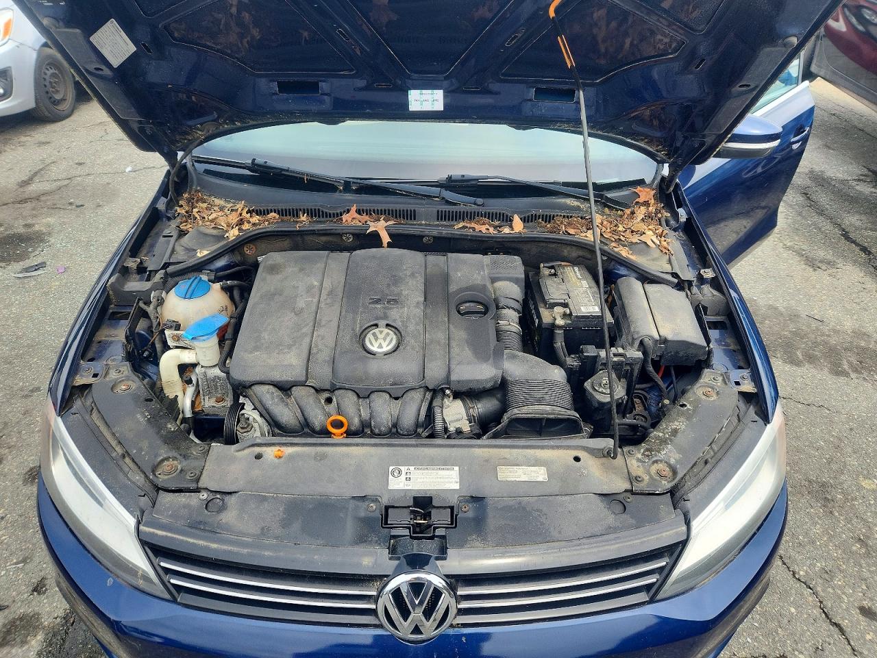 2013 Volkswagen Jetta Se Blue vin: 3VWDP7AJ4DM430112