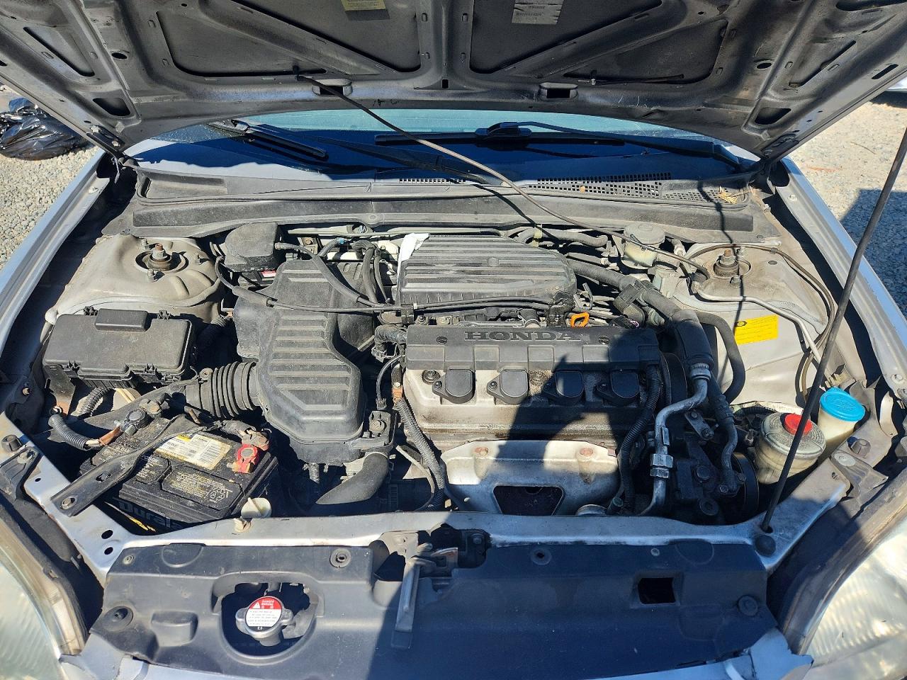 2001 Honda Civic Lx Gray vin: 2HGES15551H601543
