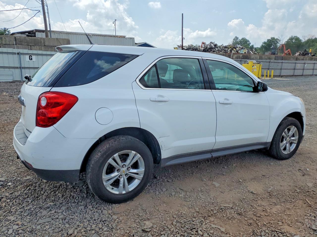 2012 Chevrolet Equinox Ls Белый vin: 2GNFLCEK4C6261003