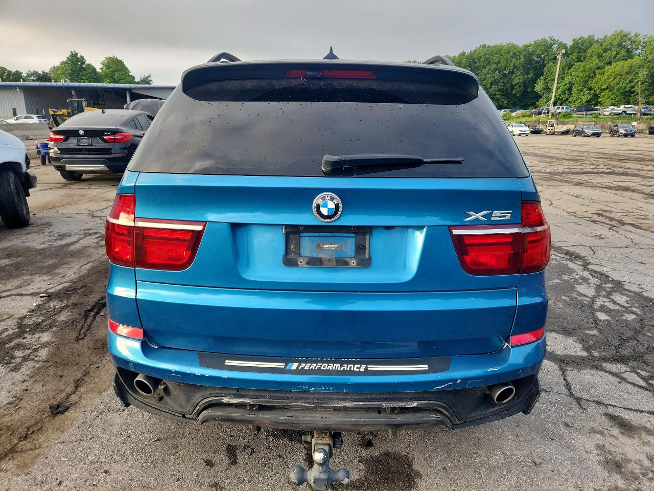 2012 Bmw X5 Xdrive35d Синий vin: 5UXZW0C53CL670947