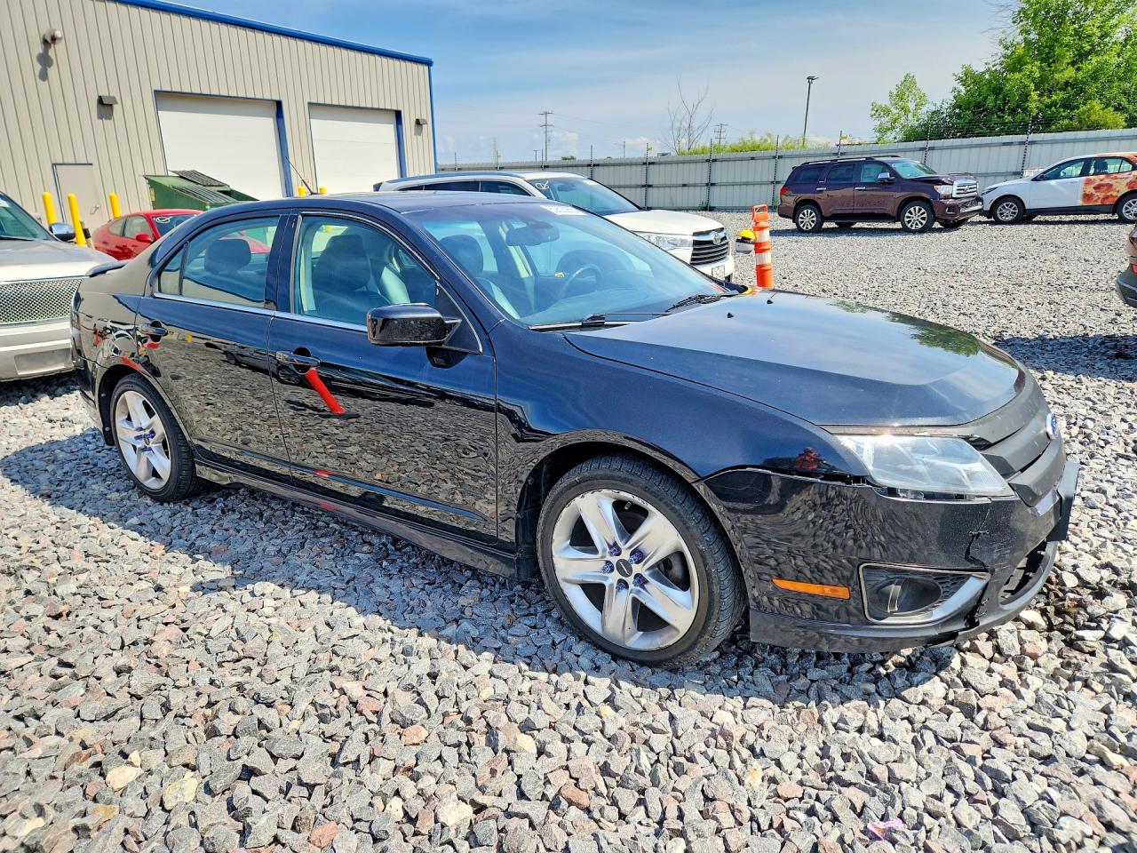 2011 Ford Fusion Sport Black vin: 3FAHP0KCXBR104980