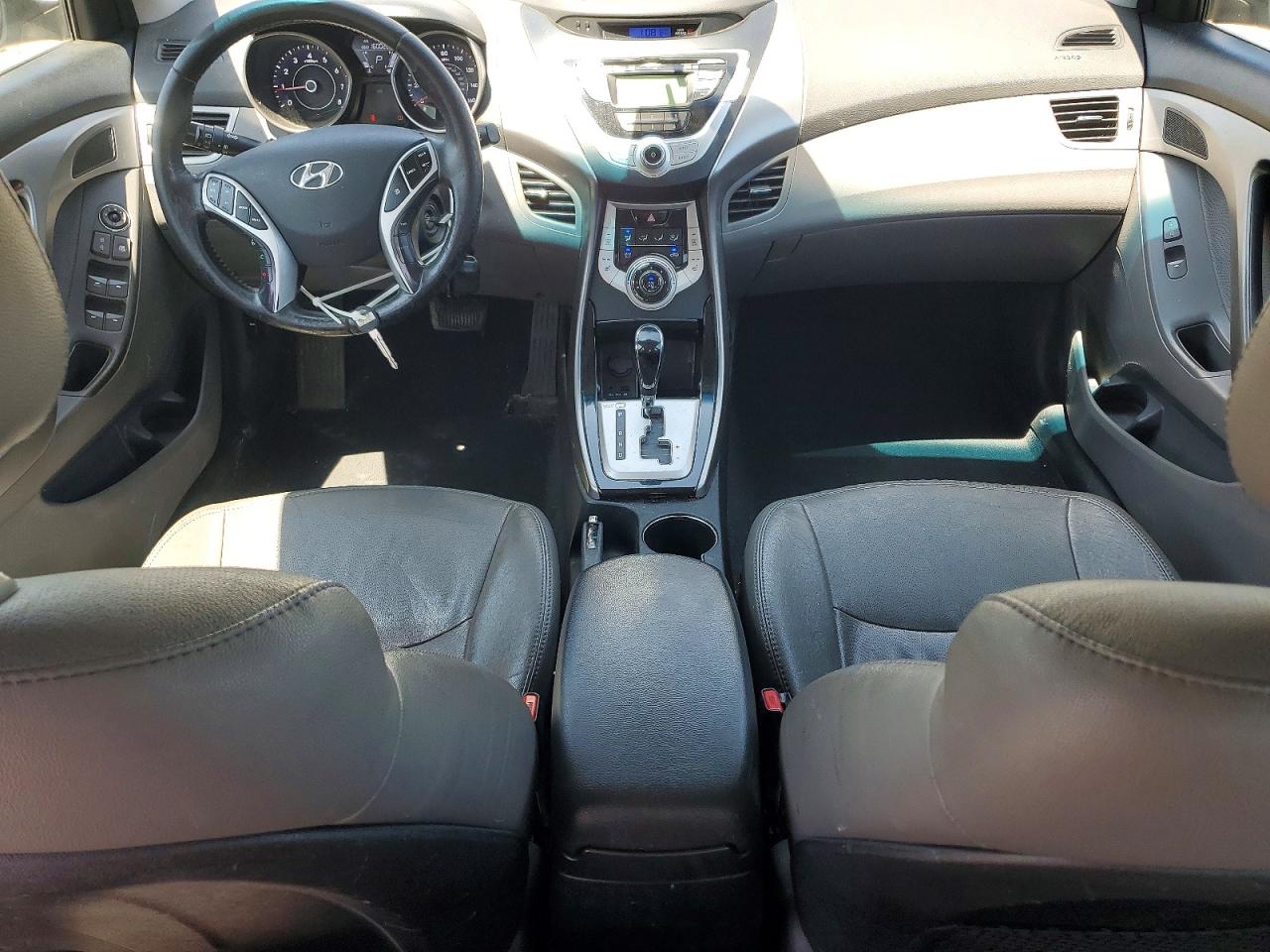 2012 Hyundai Elantra Limited Gray vin: 5NPDH4AE2CH122068