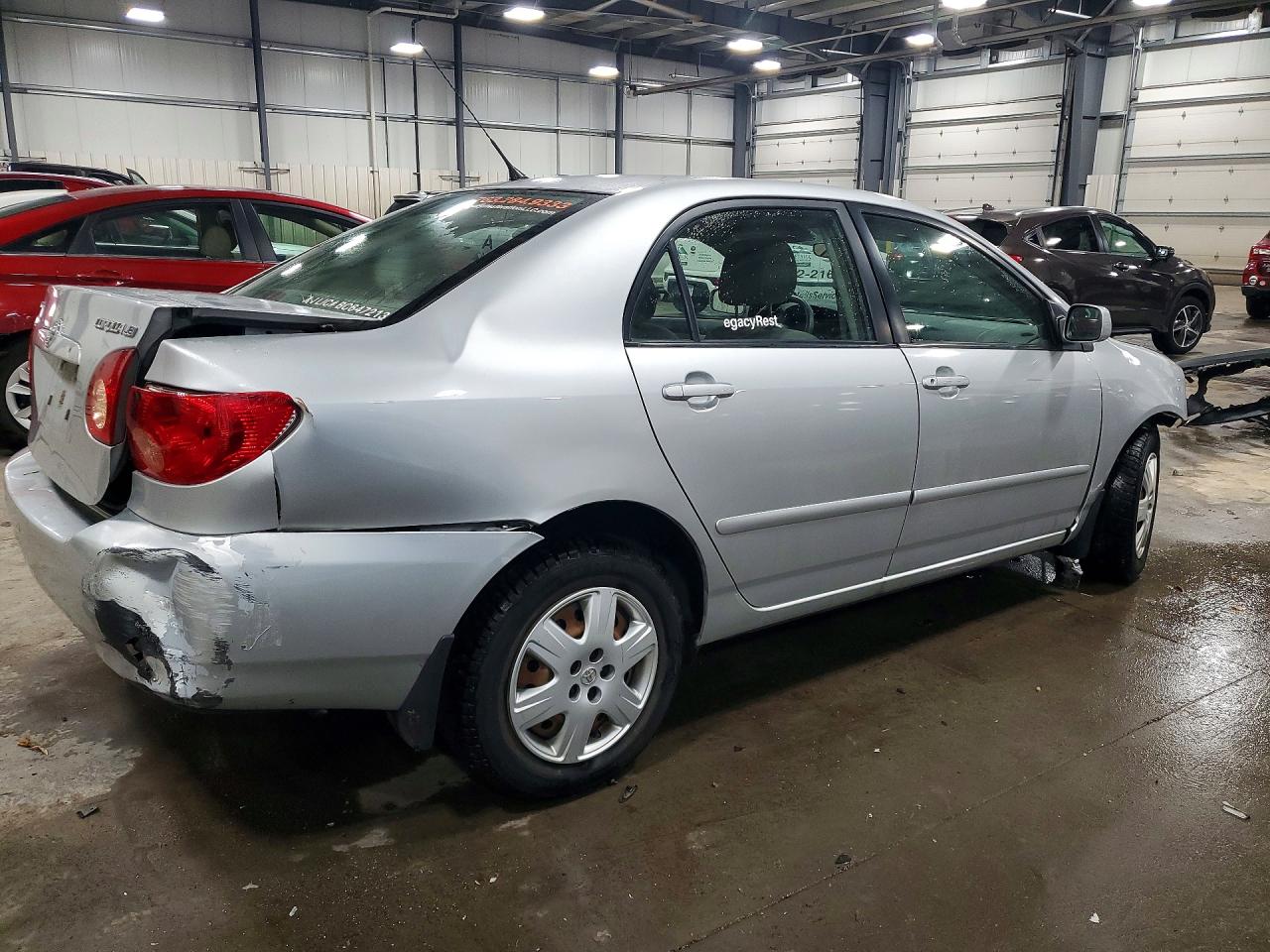 2006 Toyota Corolla Ce Silver vin: 1NXBR30E66Z635703