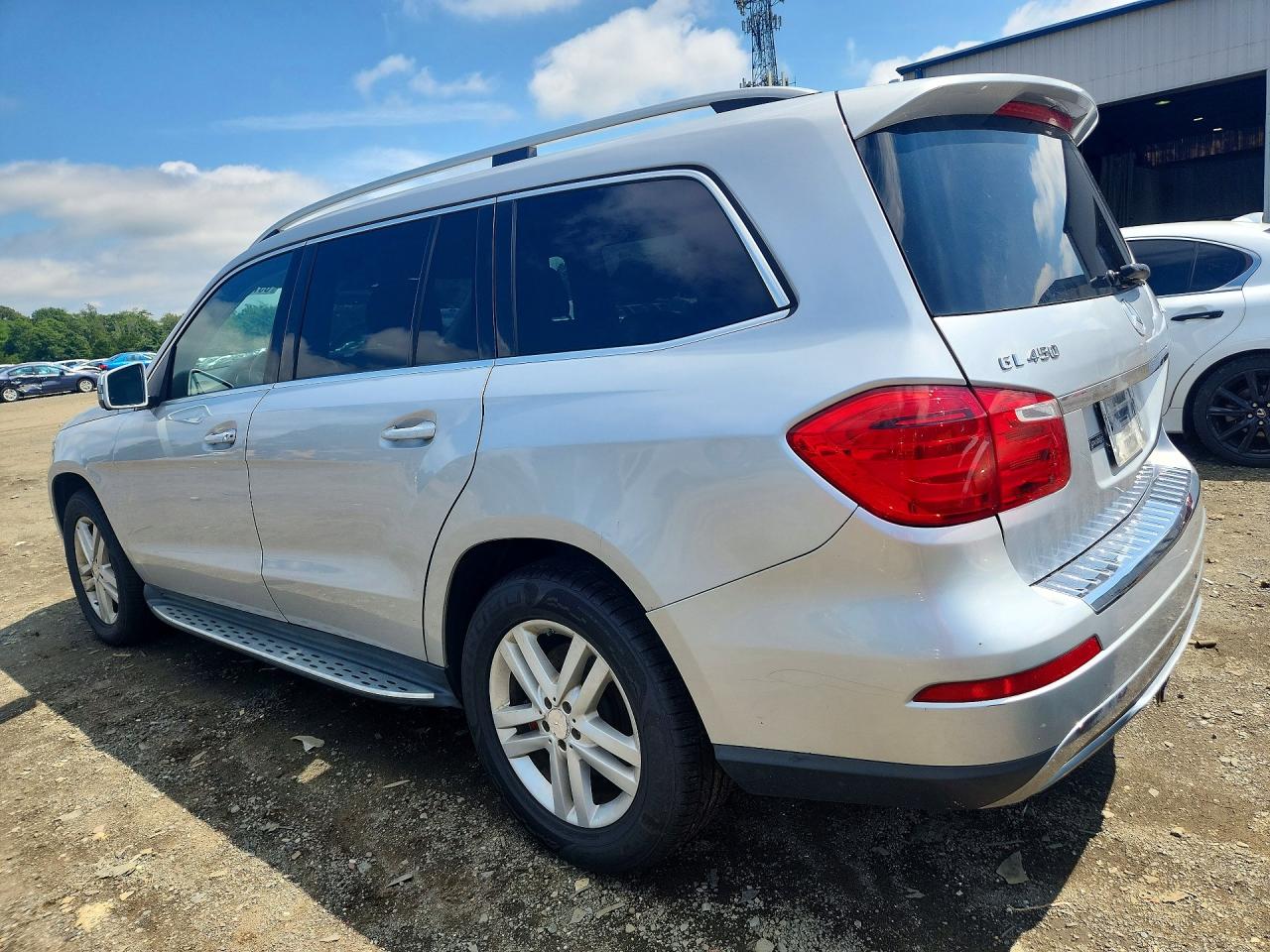 2013 Mercedes-benz Gl 450 4matic Silver vin: 4JGDF7CE7DA158167