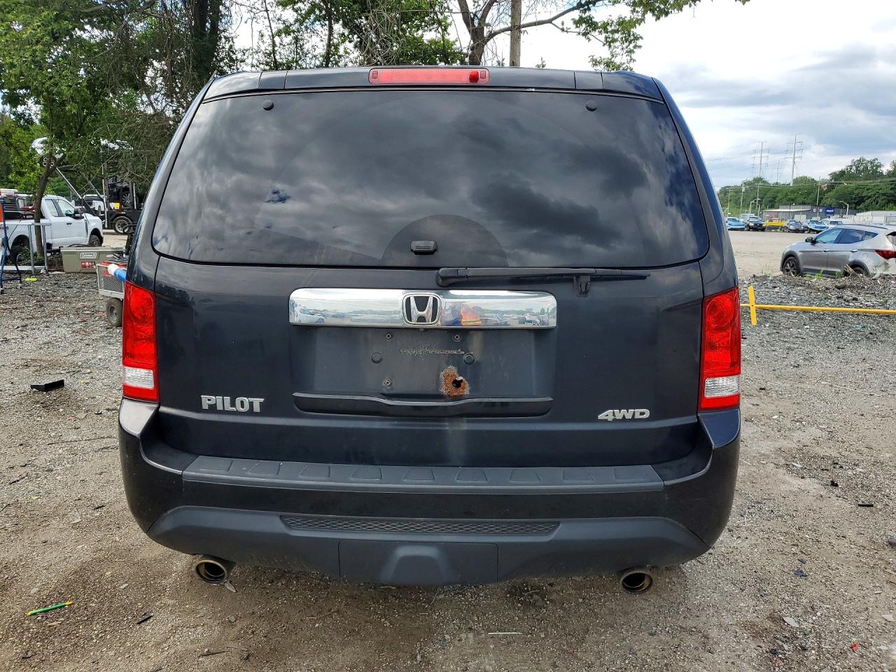 2012 Honda Pilot Exl Black vin: 5FNYF4H59CB010380