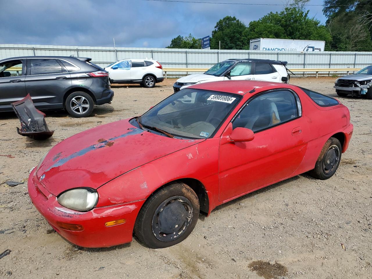 1993 Mazda Mx-3 Red vin: JM1EC4310P0229717