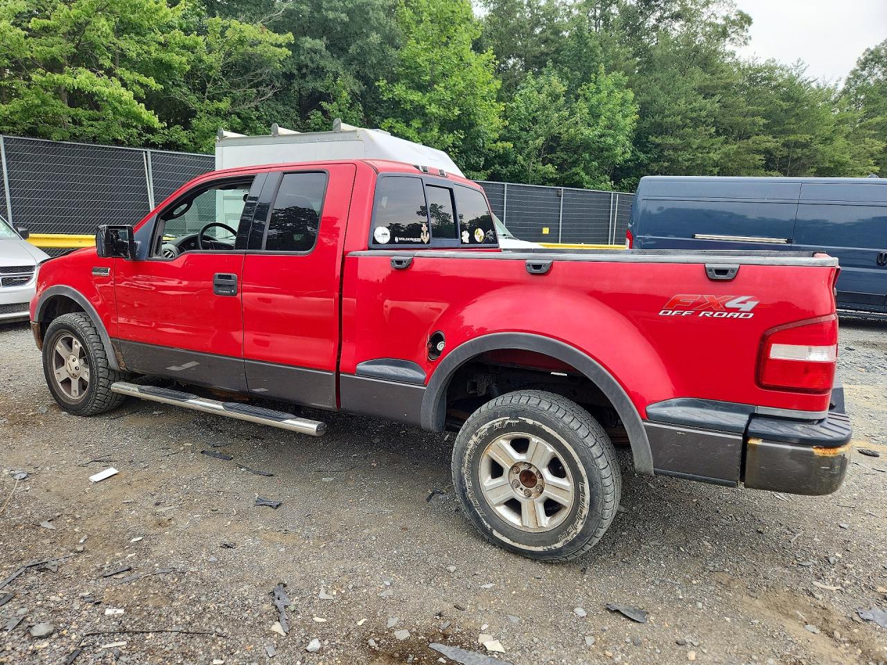 2004 Ford F150 Красный vin: 1FTPX04574KD73479