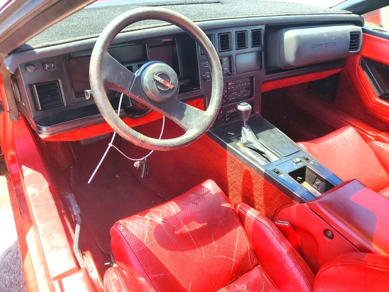 1986 Chevrolet Corvette Red vin: 1G1YY0784G5123135