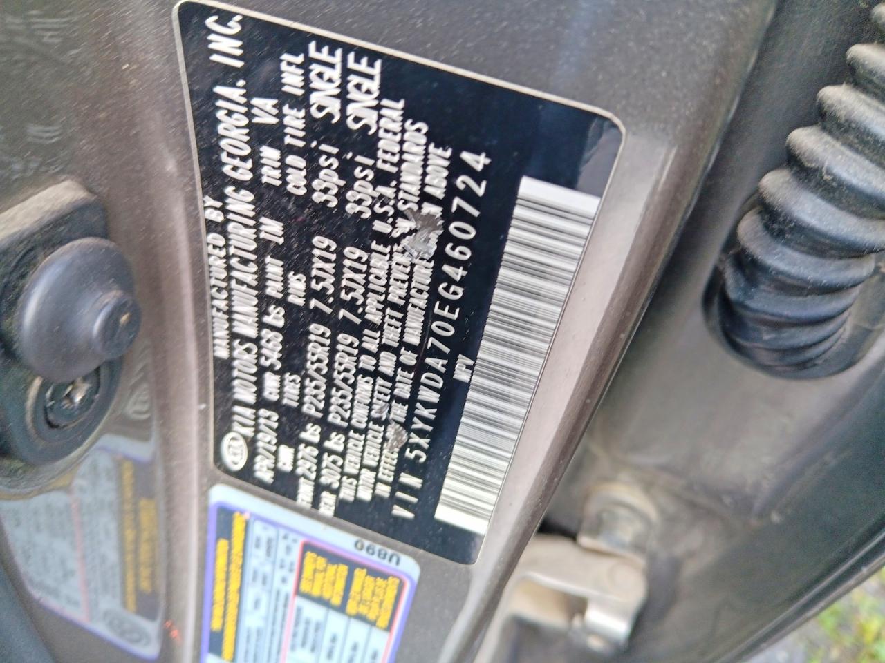 2014 Kia Sorento Sx Gray vin: 5XYKWDA70EG460724