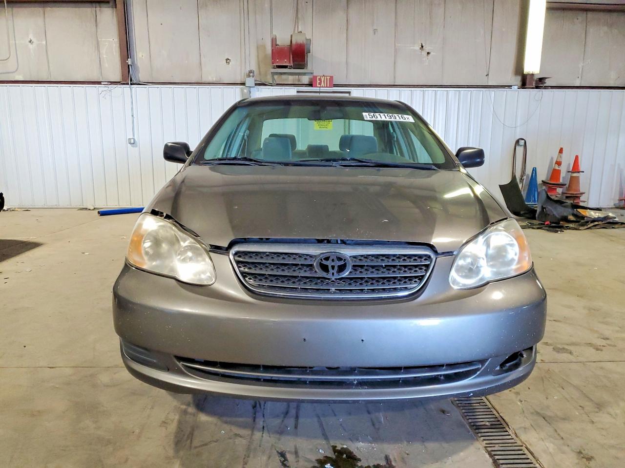 2005 Toyota Corolla Ce Серый vin: 1NXBR32E65Z434248