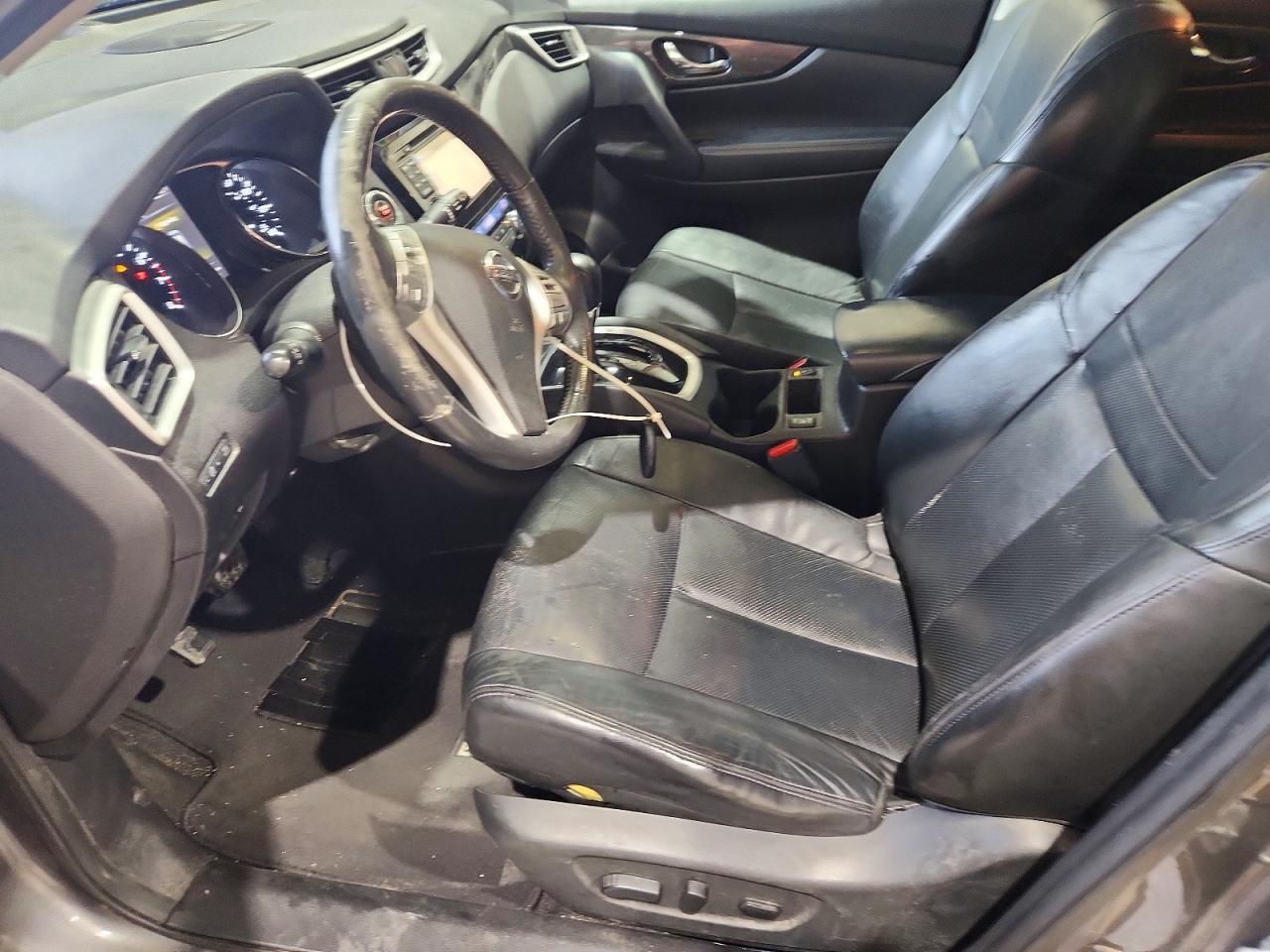 2015 Nissan Rogue Sl Gray vin: 5N1AT2MT7FC861996