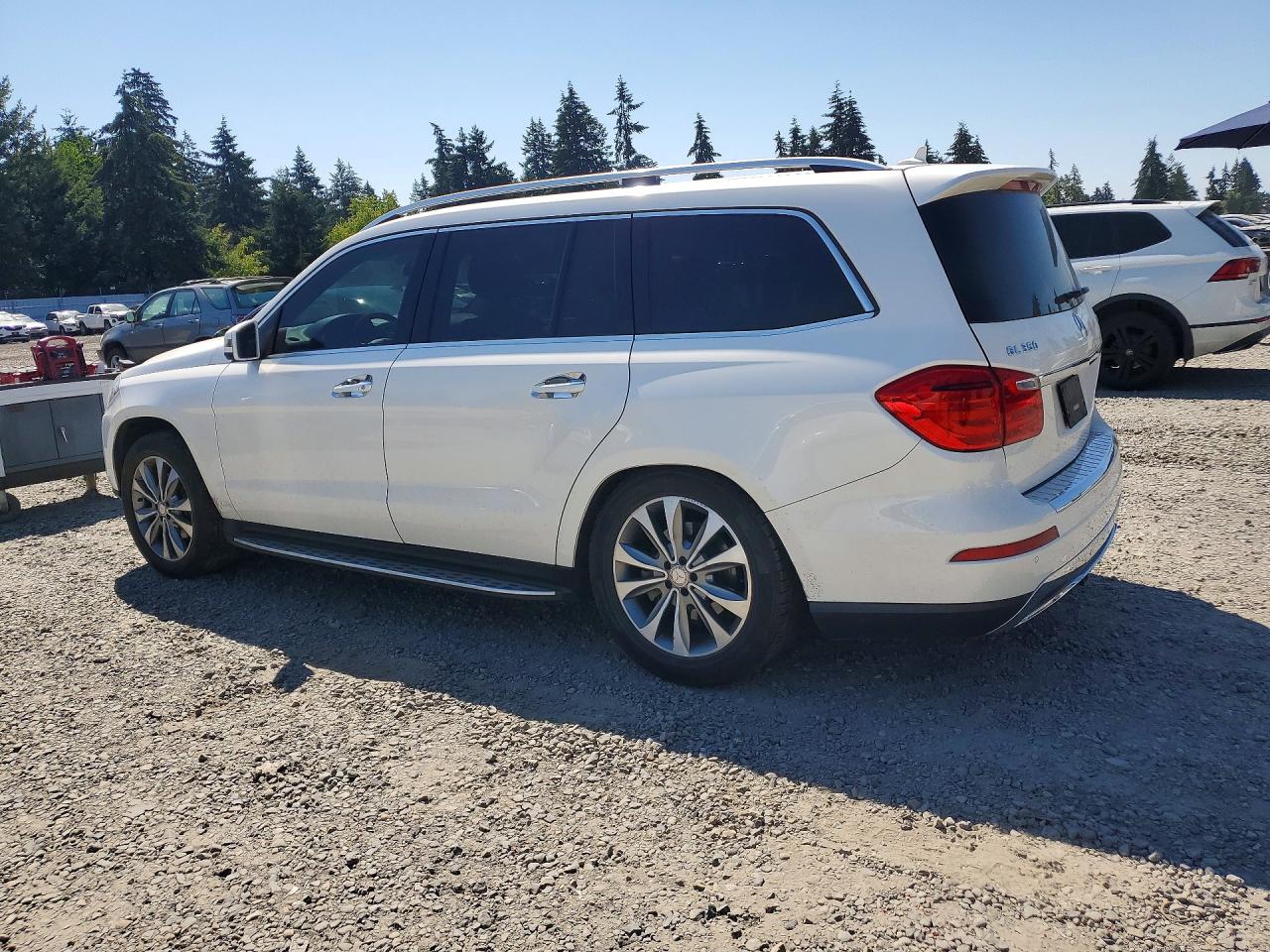 2015 Mercedes-benz Gl 350 Bluetec White vin: 4JGDF2EE9FA602135