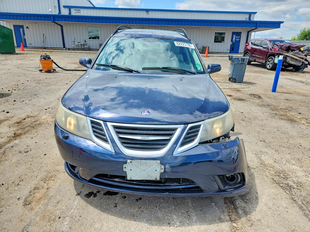 2008 Saab 9-3 2.0t Синий vin: YS3FB59Y981107234