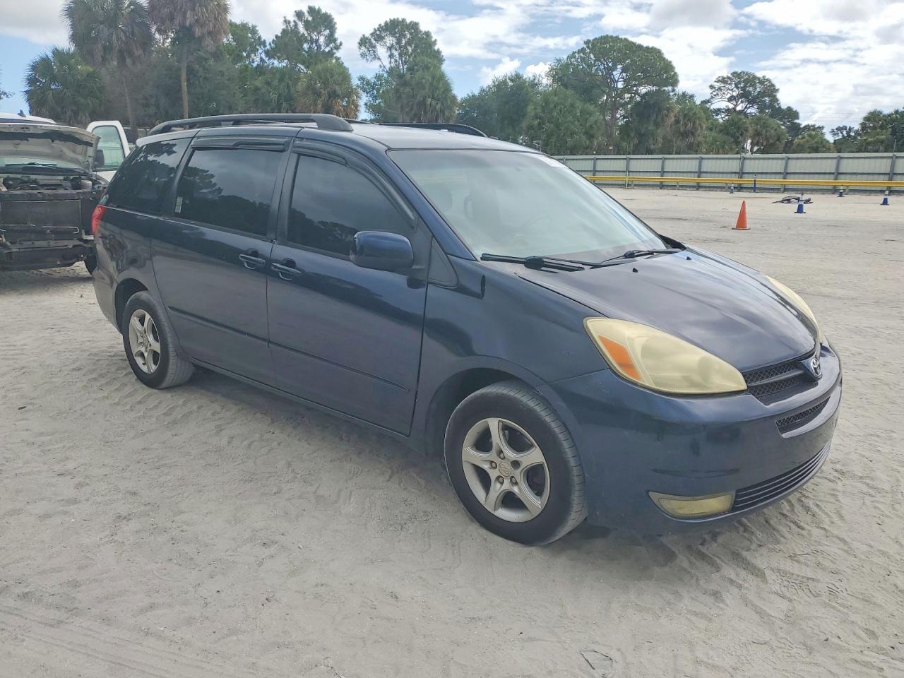 2007 Toyota Sienna Ce 7-passenger Blue vin: 5TDZK23C37S092585