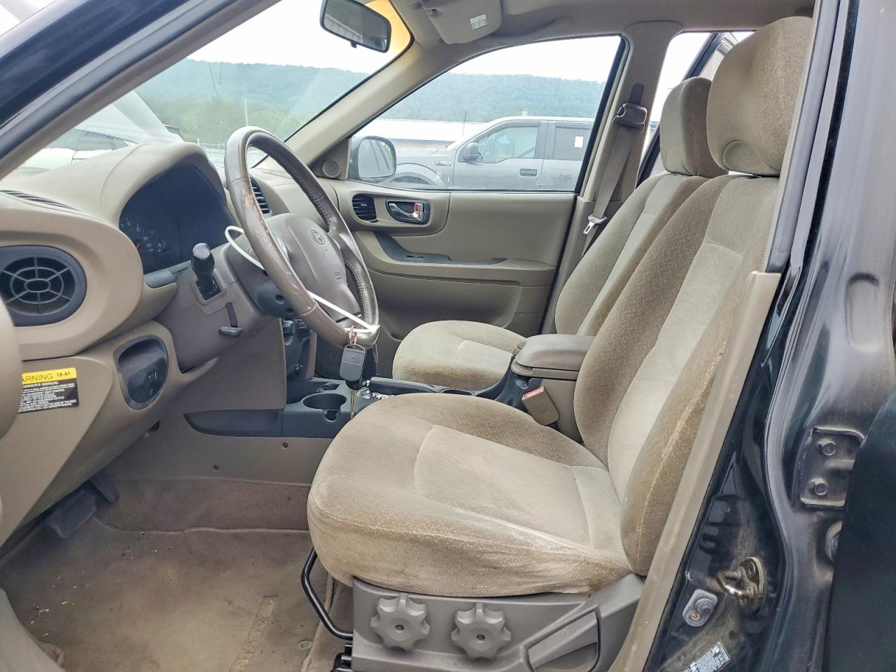 2004 Hyundai Santa Fe Gls Black vin: KM8SC73E44U768395