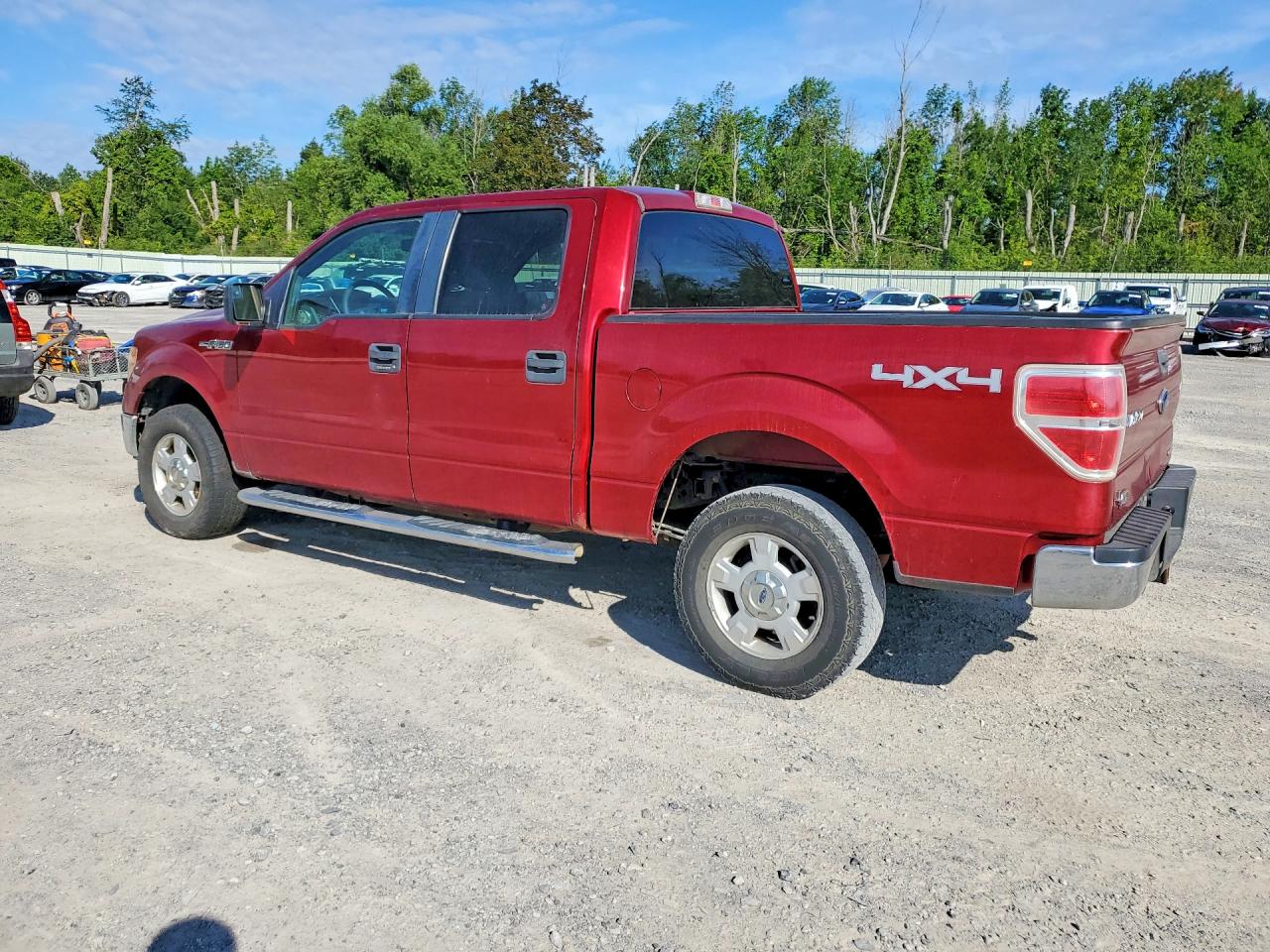 2013 Ford F150 Supercrew Red vin: 1FTFW1EF9DFA46117