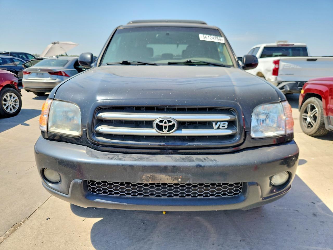 2003 Toyota Sequoia Limited Black vin: 5TDZT38A73S195089