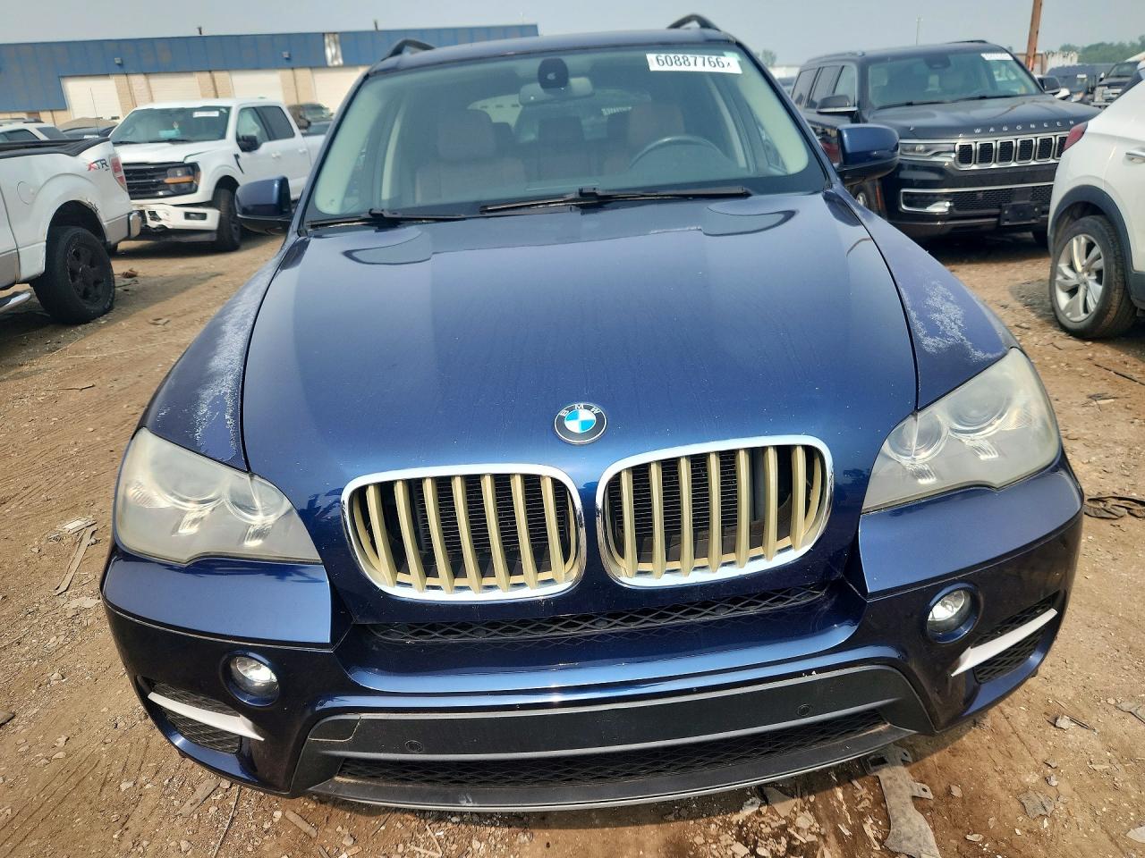 2012 Bmw X5 Xdrive35d Blue vin: 5UXZW0C53CL667630