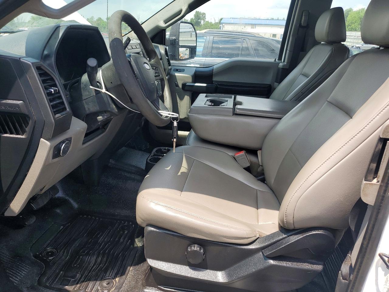 2020 Ford F250 Super Duty White vin: 1FT7X2B62LEC74508