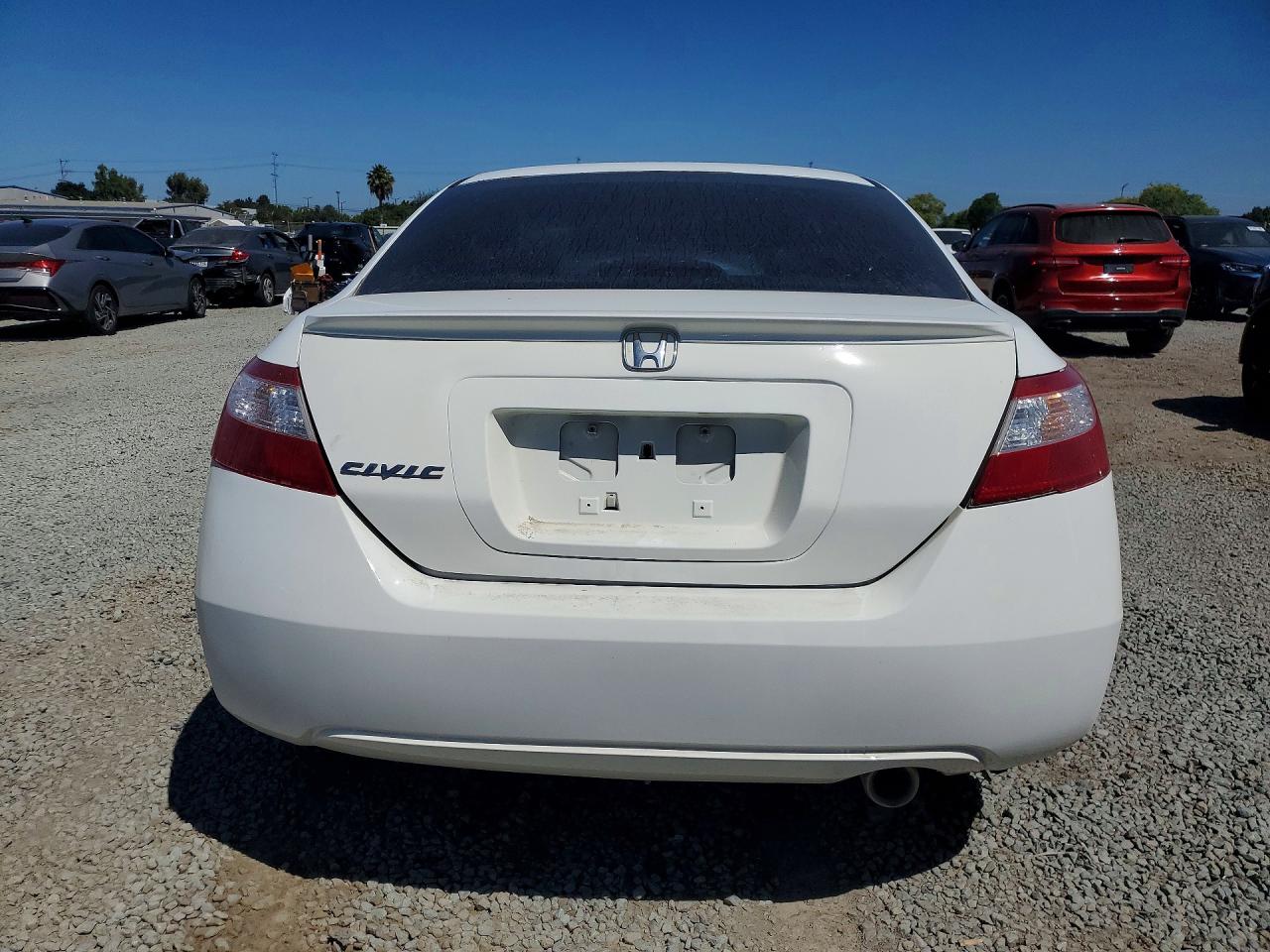 2006 Honda Civic Ex White vin: 2HGFG12866H528517