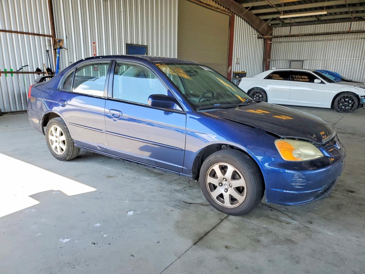 2001 Honda Civic Ex Blue vin: 2HGES267X1H552197