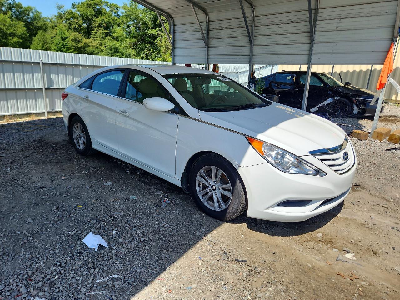 2013 Hyundai Sonata Gls White vin: 5NPEB4AC9DH623920