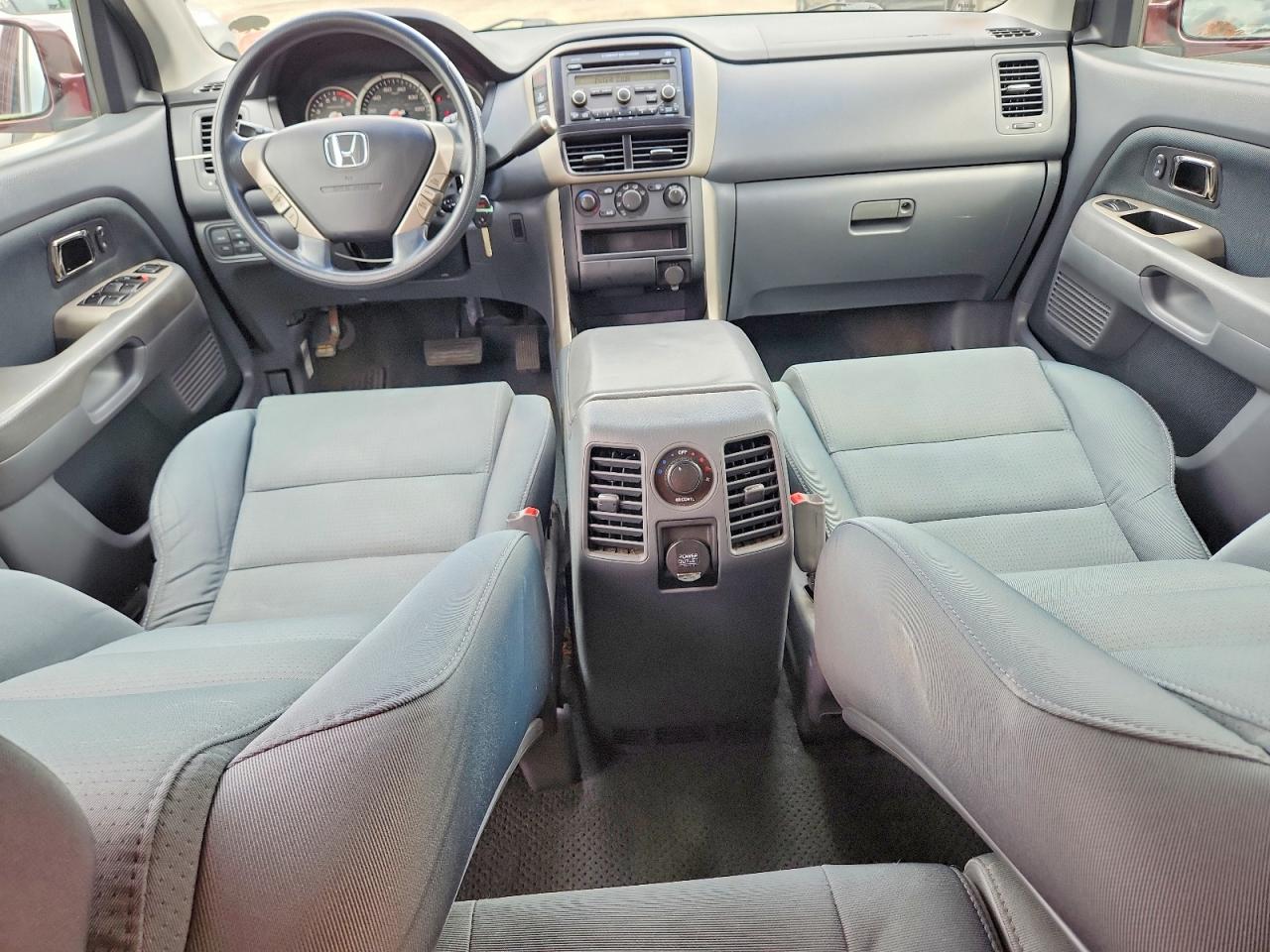 2008 Honda Pilot Vp Maroon vin: 5FNYF18278B050873