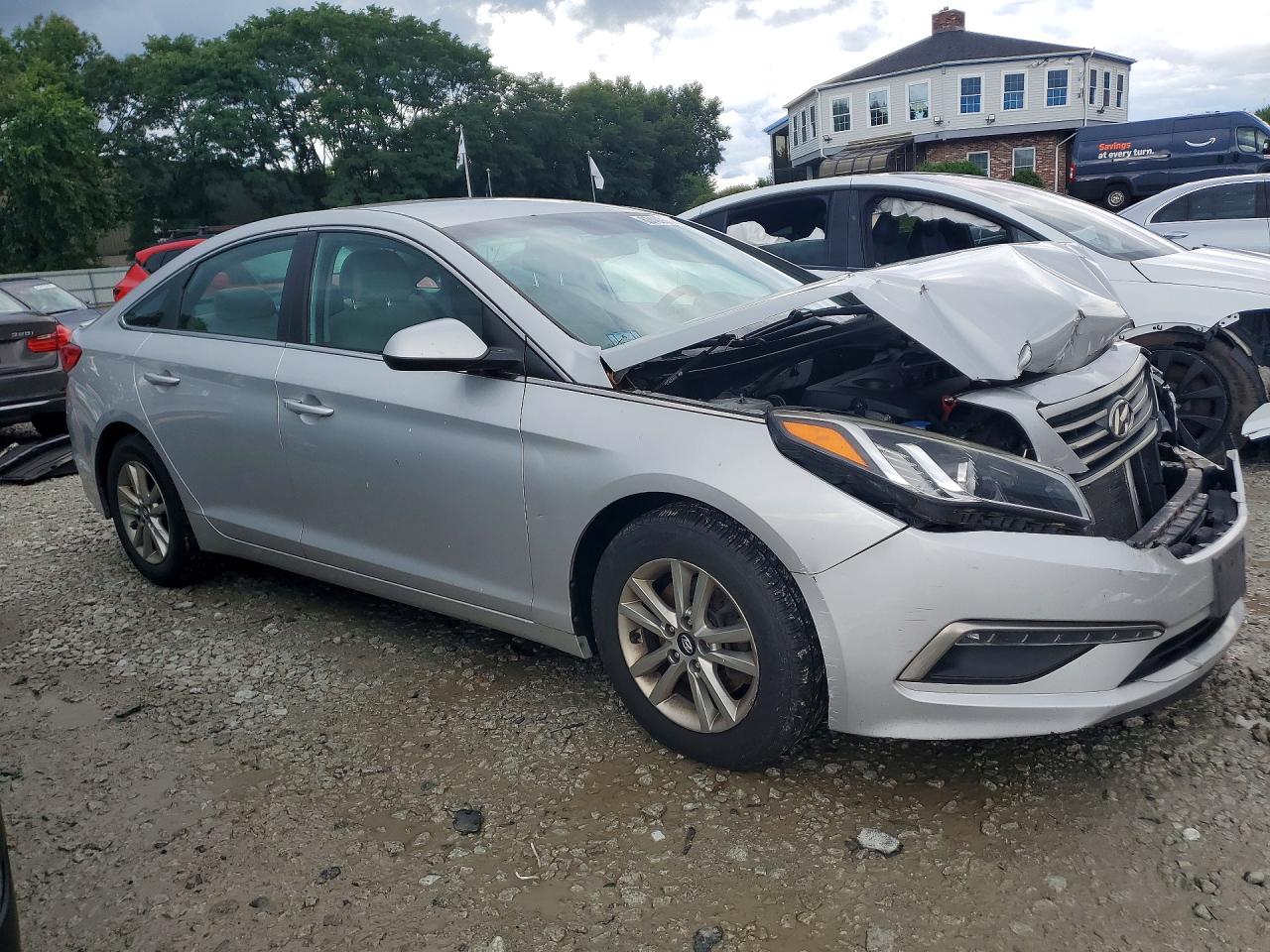 2015 Hyundai Sonata Se Серебряный vin: 5NPE24AF1FH074727