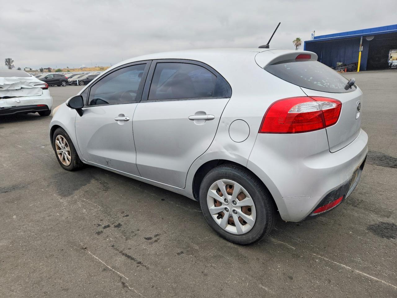 2014 Kia Rio Ex Silver vin: KNADN5A3XE6355414
