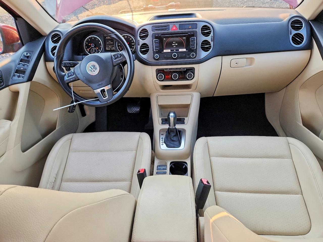 2011 Volkswagen Tiguan S Red vin: WVGBV7AX2BW001063