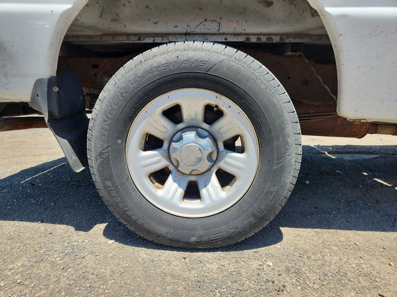 2010 Ford Ranger White vin: 1FTKR1AD8APA09799 Damage: Frame, Rust, Naaa Acceptable