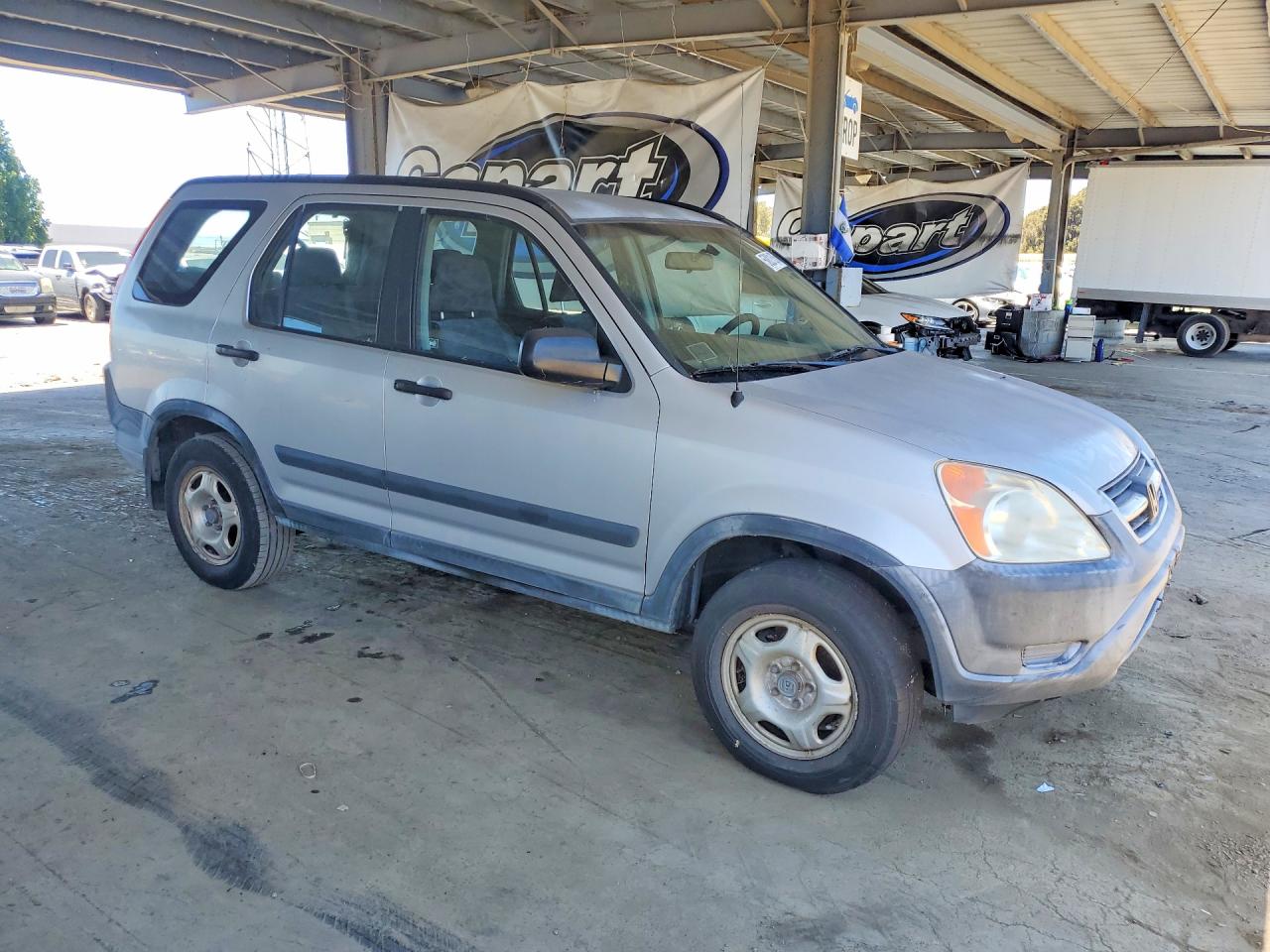 2002 Honda Cr-v Lx Silver vin: JHLRD68412C016721