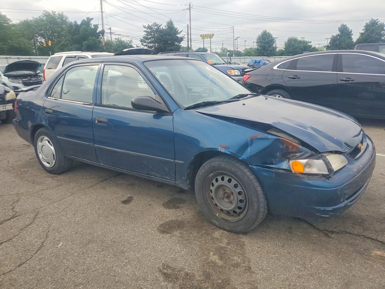 2000 Toyota Corolla Ve Blue vin: 2T1BR12E8YC330807