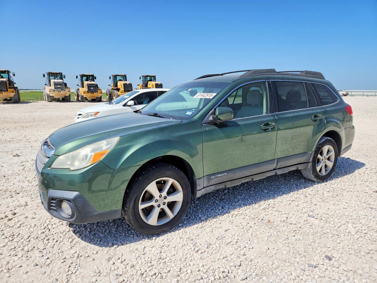 2013 Subaru Outback 2.5i Premium Green vin: 4S4BRBCC0D3208234