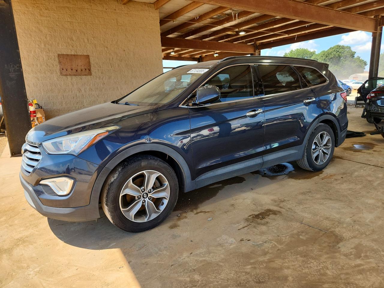 2014 Hyundai Santa Fe Gls Black vin: KM8SM4HF0EU035162