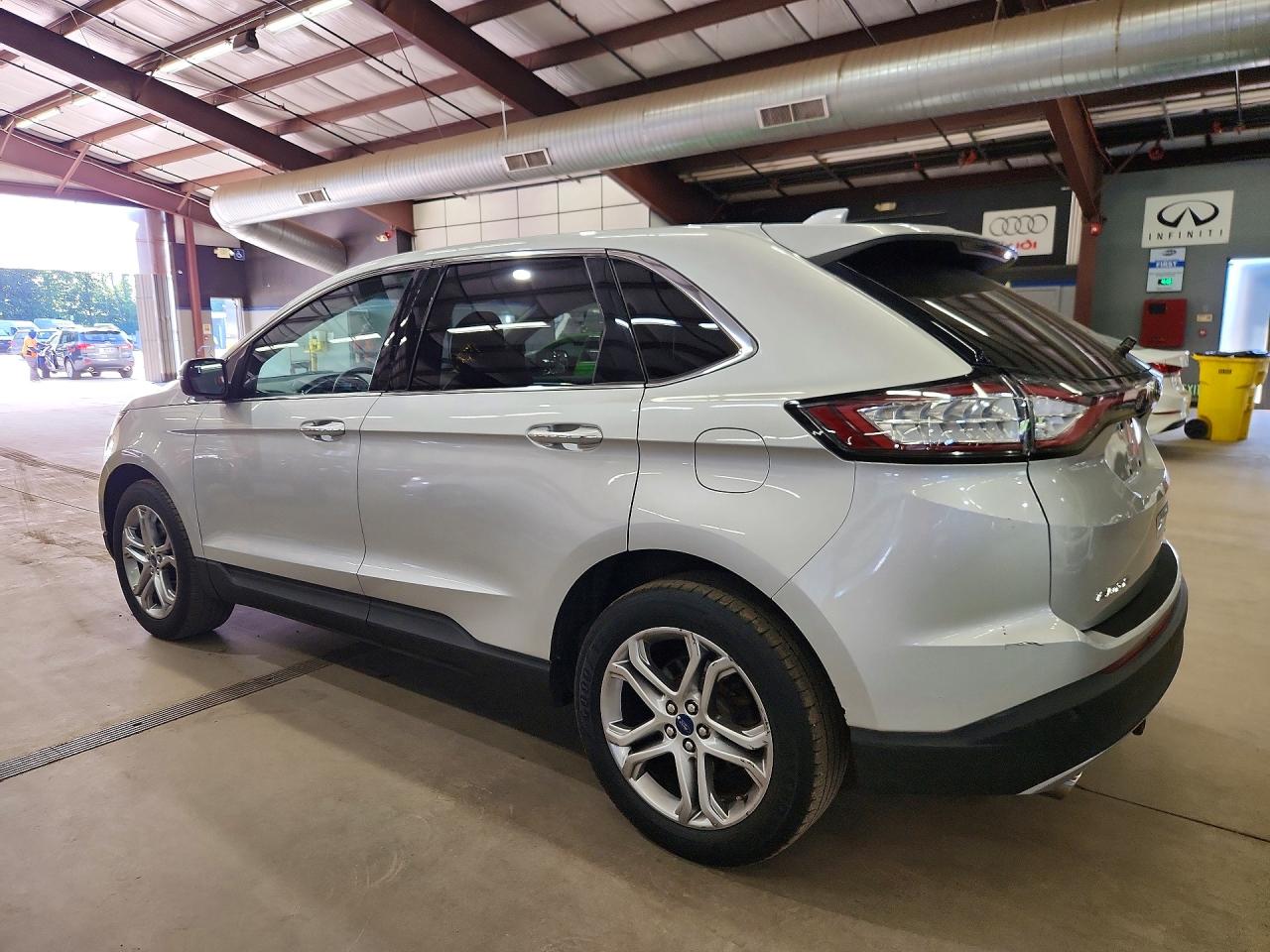 2015 Ford Edge Titanium Silver vin: 2FMTK4K98FBB42996