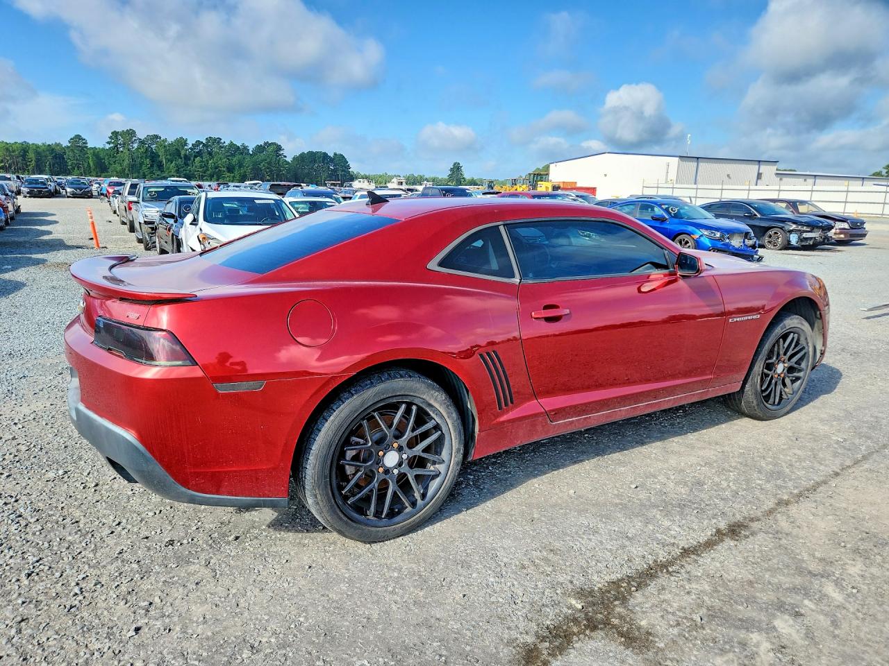 2014 Chevrolet Camaro Ls Red vin: 2G1FE1E32E9207063