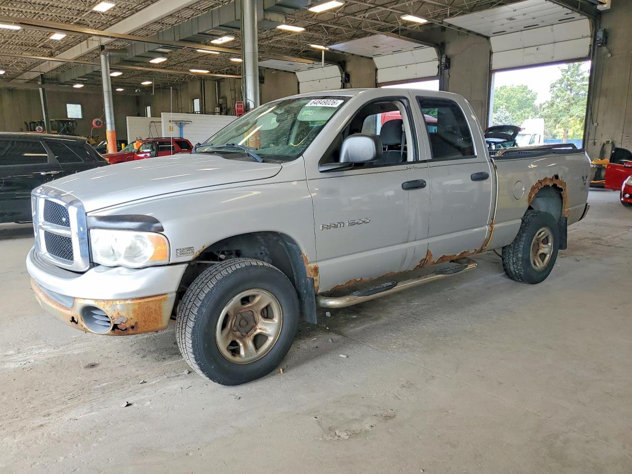 2005 Dodge Ram 1500 St Silver vin: 1D7HU18D85J626195