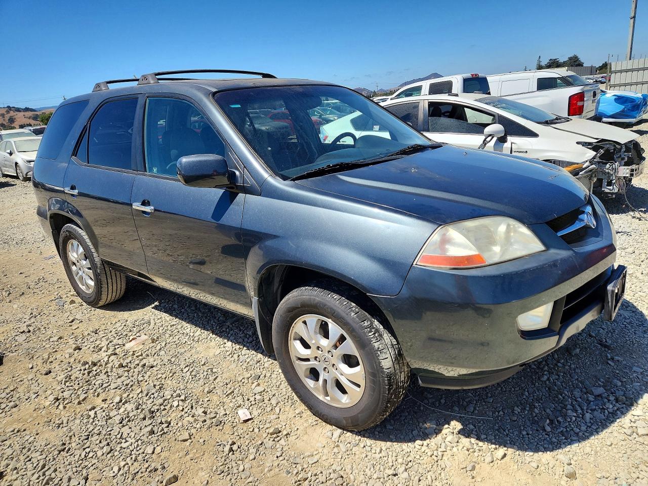 2003 Acura Mdx Touring Gray vin: 2HNYD18943H554409