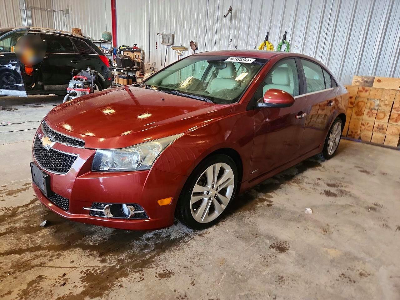 2012 Chevrolet Cruze Ltz Brown vin: 1G1PH5SC8C7249162