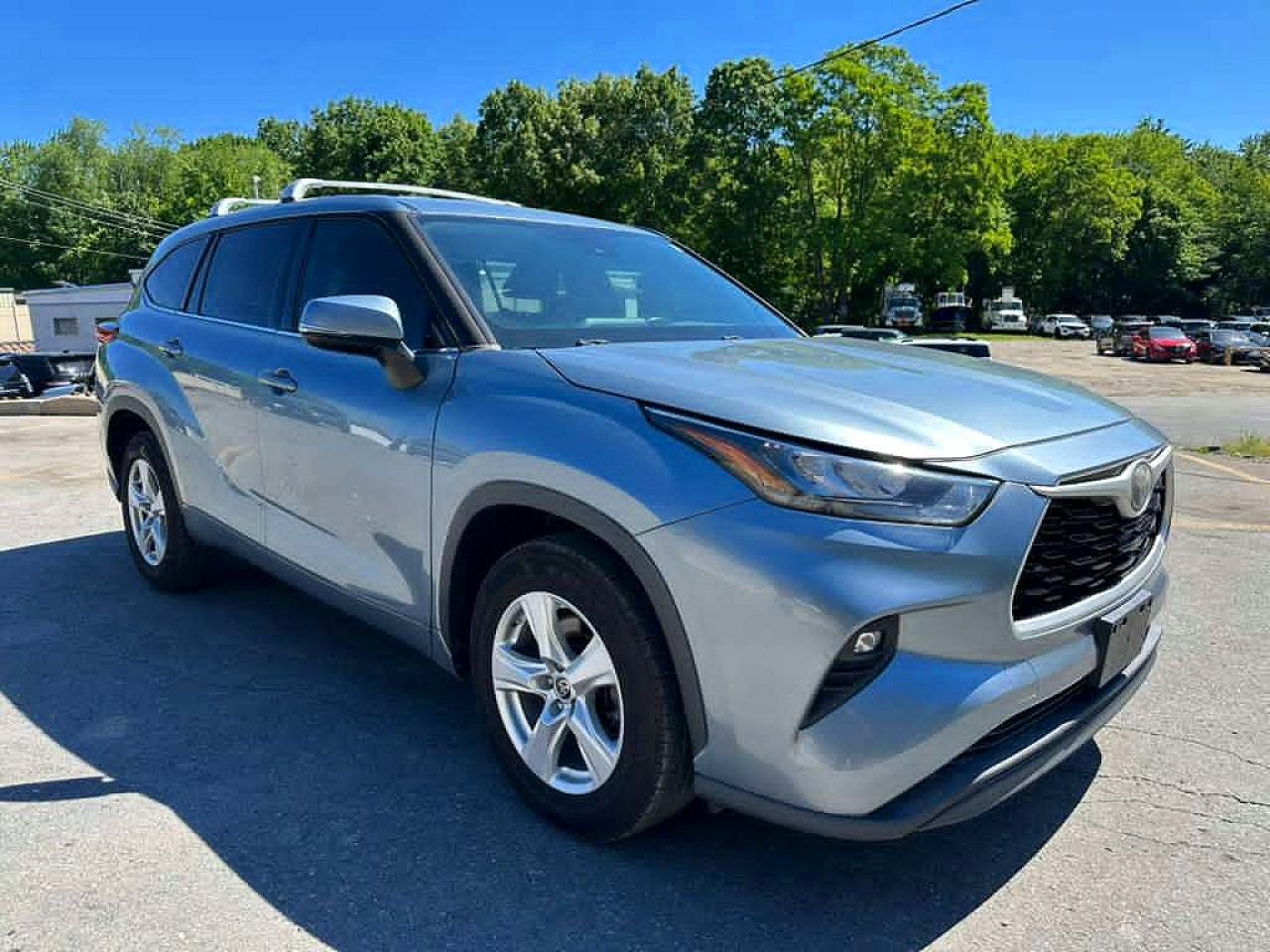 2020 Toyota Highlander Le Синий vin: 5TDZZRAH1LS010303